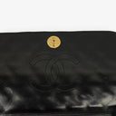 Chanel Classic Full Flap Bag Black Quilted Leather 24K Gold-Plated Hardware