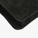 Chanel Classic Full Flap Bag Black Quilted Suede