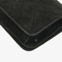 Chanel Classic Full Flap Bag Black Quilted Suede