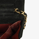 Chanel Classic Full Flap Bag Black Quilted Suede
