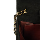 Chanel Classic Full Flap Bag Black Quilted Suede