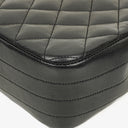 Chanel Classic Half-Moon Single Flap Bag Black Quilted Lambskin With 24K Gold-Plated Hardware