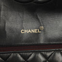 Chanel Classic Half-Moon Single Flap Bag Black Quilted Lambskin With 24K Gold-Plated Hardware