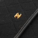 Chanel Classic Jursey Single Flap Bag Wallet on Chain With 24K Gold-Plated Hardware