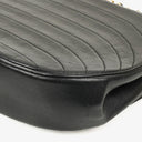 Chanel Classic Lambskin Half Moon Black Flap Bag With 24K Gold-Plated Hardware
