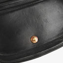 Chanel Classic Lambskin Half Moon Black Flap Bag With 24K Gold-Plated Hardware