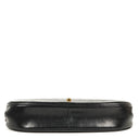 Chanel Classic Lambskin Half Moon Black Flap Bag With 24K Gold-Plated Hardware
