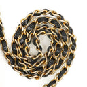 Chanel Classic Lambskin Half Moon Black Flap Bag With 24K Gold-Plated Hardware