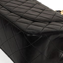 Chanel Classic Medium Double Flap Bag Black Quilted Lambskin 24K Gold-Plated Hardware