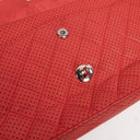 Chanel Classic Medium Perforated Red Quilted Lambskin Double Flap Bag