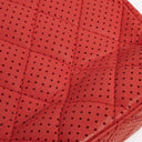 Chanel Classic Medium Perforated Red Quilted Lambskin Double Flap Bag