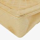 Chanel Classic Medium Single Flap Bag Beige Quilted Leather With Gold & Silver Tone Combo Hardware