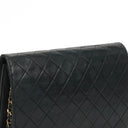 Chanel Classic Medium Single Flap Bag Black Quilted Lambskin 24K Gold-Plated Hardware