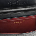 Chanel Classic Medium Single Flap Bag Black Quilted Lambskin 24K Gold-Plated Hardware