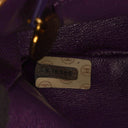 Chanel Classic Mini Diana Purple Suede Flap Bag 24K Gold-Plated Hardware
