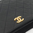 Chanel Classic Navy Quilted Lambskin Full Flap Bag With Gold-Tone Hardware