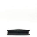 Chanel Classic Navy Quilted Lambskin Full Flap Bag With Gold-Tone Hardware