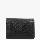 Chanel Classic Single Flap Bag Black Quilted Lambskin Gold-Tone Hardware Medium