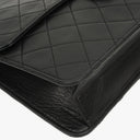 Chanel Classic Single Flap Bag Black Quilted Lambskin Gold-Tone Hardware Medium