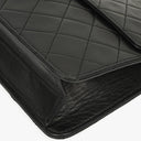 Chanel Classic Single Flap Bag Black Quilted Lambskin Gold-Tone Hardware Medium