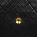 Chanel Classic Single Flap Bag Black Quilted Lambskin Gold-Tone Hardware Medium