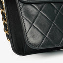 Chanel Classic Single Flap Bag Black Quilted Lambskin With 24K Gold-Plated Hardware