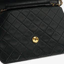 Chanel Classic Single Flap Bag Black Quilted Lambskin With 24K Gold-Plated Hardware