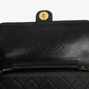 Chanel Classic Single Flap Bag Black Quilted Lambskin With 24K Gold-Plated Hardware