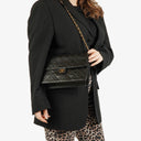 Chanel Classic Single Flap Bag Black Quilted Lambskin With 24K Gold-Plated Hardware