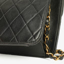 Chanel Classic Single Flap Bag Black Quilted Lambskin With 24K Gold-Plated Hardware