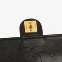 Chanel Classic Single Flap Bag Black Quilted Lambskin With 24K Gold-Plated Hardware