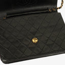 Chanel Classic Single Flap Bag Black Quilted Lambskin With 24K Gold-Plated Hardware