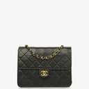 Chanel Classic Single Flap Bag Black Quilted Lambskin With 24K Gold-Plated Hardware