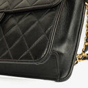 Chanel Classic Single Flap Bag Black Quilted Lambskin With 24K Gold-Plated Hardware