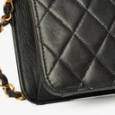 Chanel Classic Single Flap Bag Black Quilted Lambskin With 24K Gold-Plated Hardware