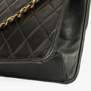 Chanel Classic Single Flap Bag Black Quilted Lambskin With 24K Gold-Plated Hardware