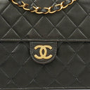 Chanel Classic Single Flap Bag Black Quilted Lambskin With 24K Gold-Plated Hardware