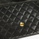 Chanel Classic Single Flap Bag Black Quilted Lambskin With 24K Gold-Plated Hardware