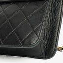 Chanel Classic Single Flap Bag Black Quilted Lambskin With 24K Gold-Plated Hardware