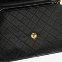 Chanel Classic Single Flap Bag Black Quilted Lambskin With 24K Gold-Plated Hardware