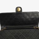 Chanel Classic Single Flap Bag Black Quilted Lambskin With 24K Gold-Plated Hardware