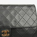 Chanel Classic Single Flap Bag Black Quilted Lambskin With 24K Gold-Plated Hardware