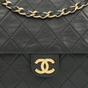 Chanel Classic Single Flap Bag Black Quilted Lambskin With 24K Gold-Plated Hardware