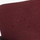 Chanel Classic Single Flap Bag Burgundy Quilted Jersey And Leather 24K Gold-Plated Hardware