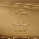 Chanel Classic Small Double Flap Bag In Beige Quilted Lambskin And 24K Gold-Plated Hardware