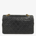 Chanel Classic Flap Bag Black Lambskin 24k Gold-Plated Hardware