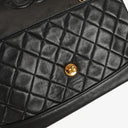 Chanel Classic Flap Bag Black Lambskin 24k Gold-Plated Hardware