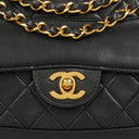 Chanel Classic Flap Bag Black Lambskin 24k Gold-Plated Hardware