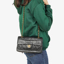 Chanel Classic Small Flap Bag Lambskin 24k Gold-Plated Hardware