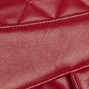 Chanel Classic Small Flap Bag Red Lambskin 24k Gold-Plated Hardware